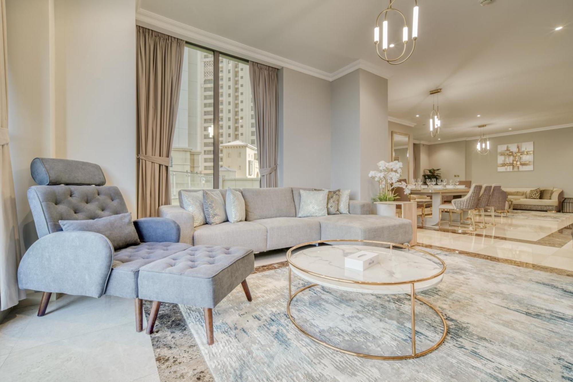 Luxurious 4 Bedroom Duplex With Terrace & Sea View Dubai Exterior photo